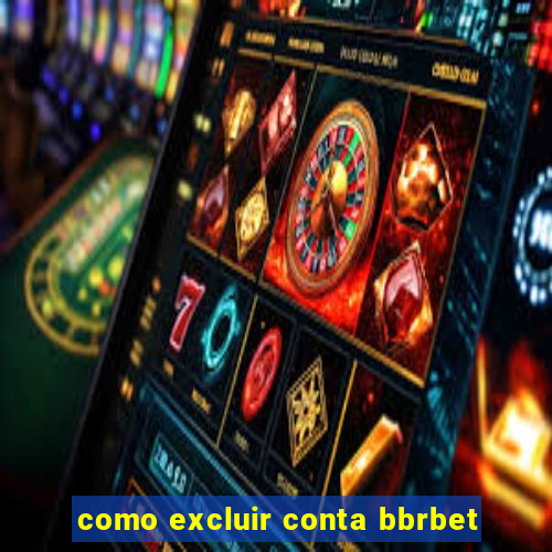 como excluir conta bbrbet